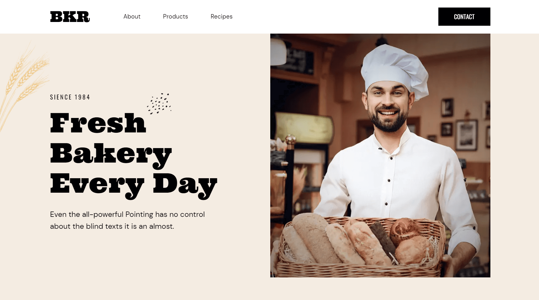 bakery website development