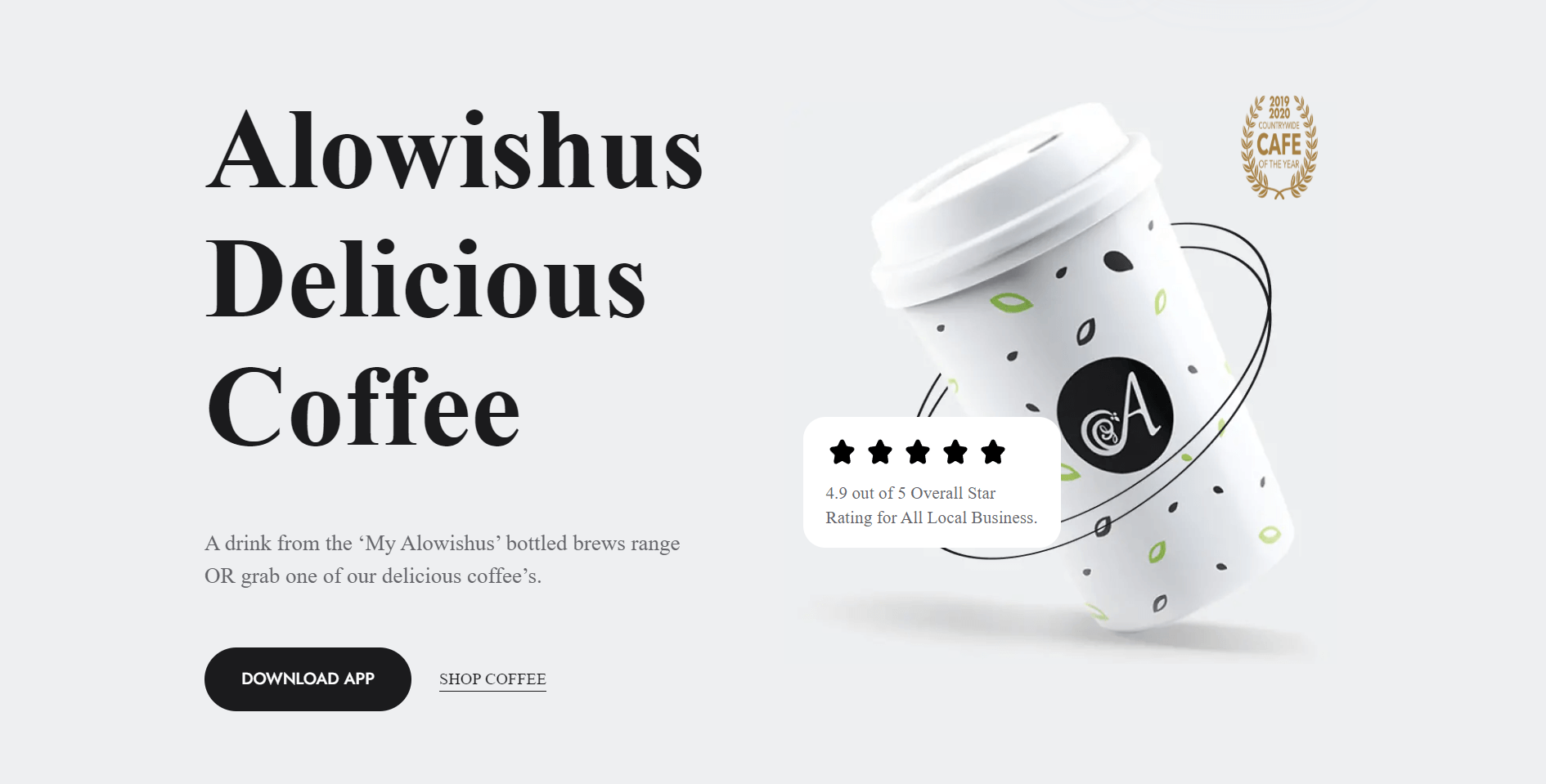 coffe website development