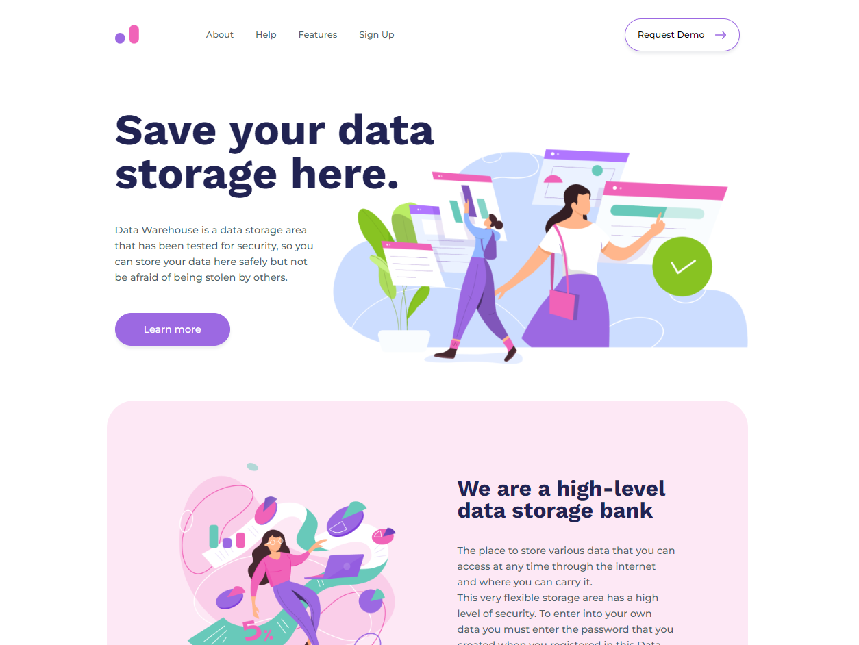 data website development