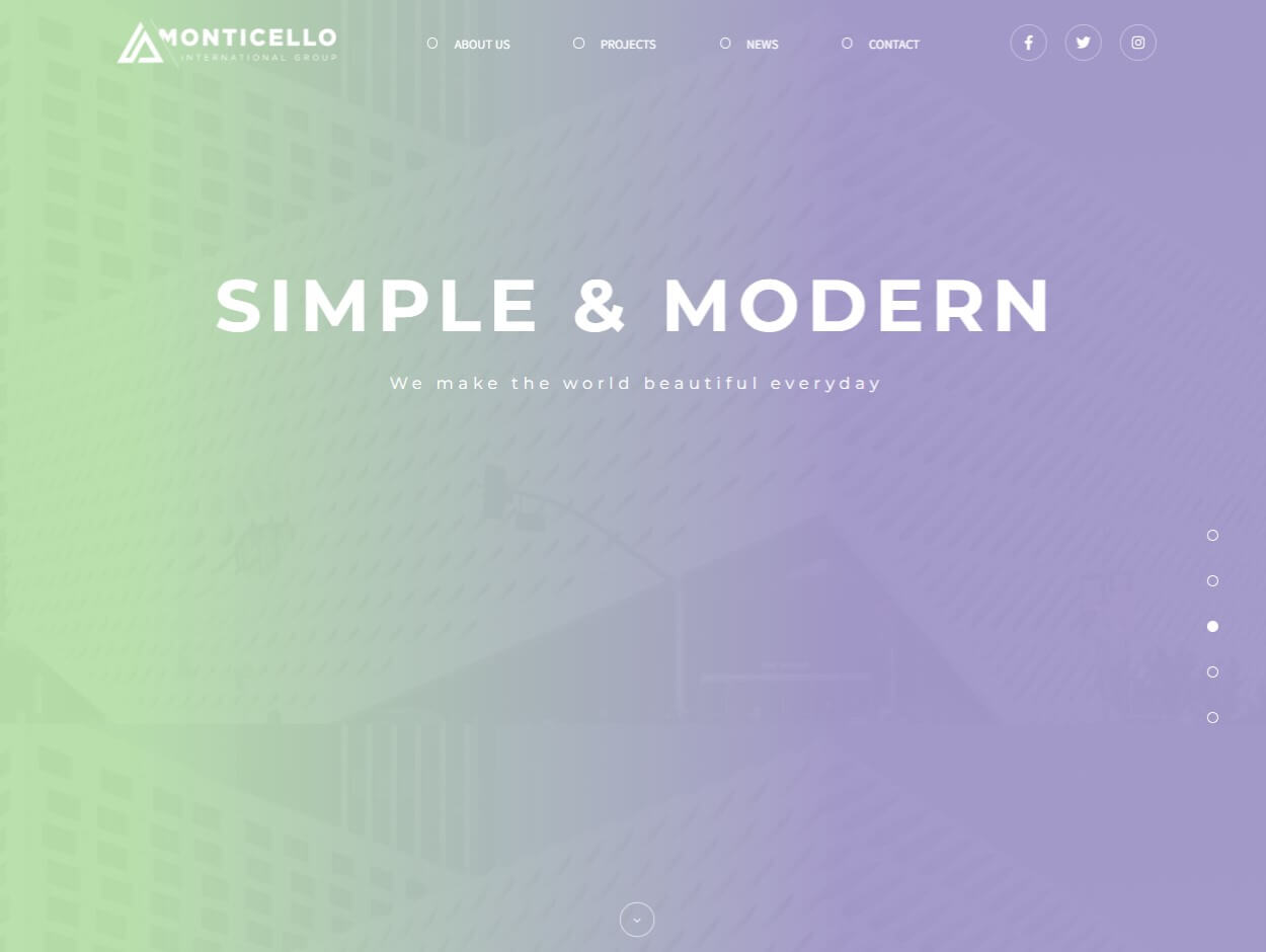 monticello website development