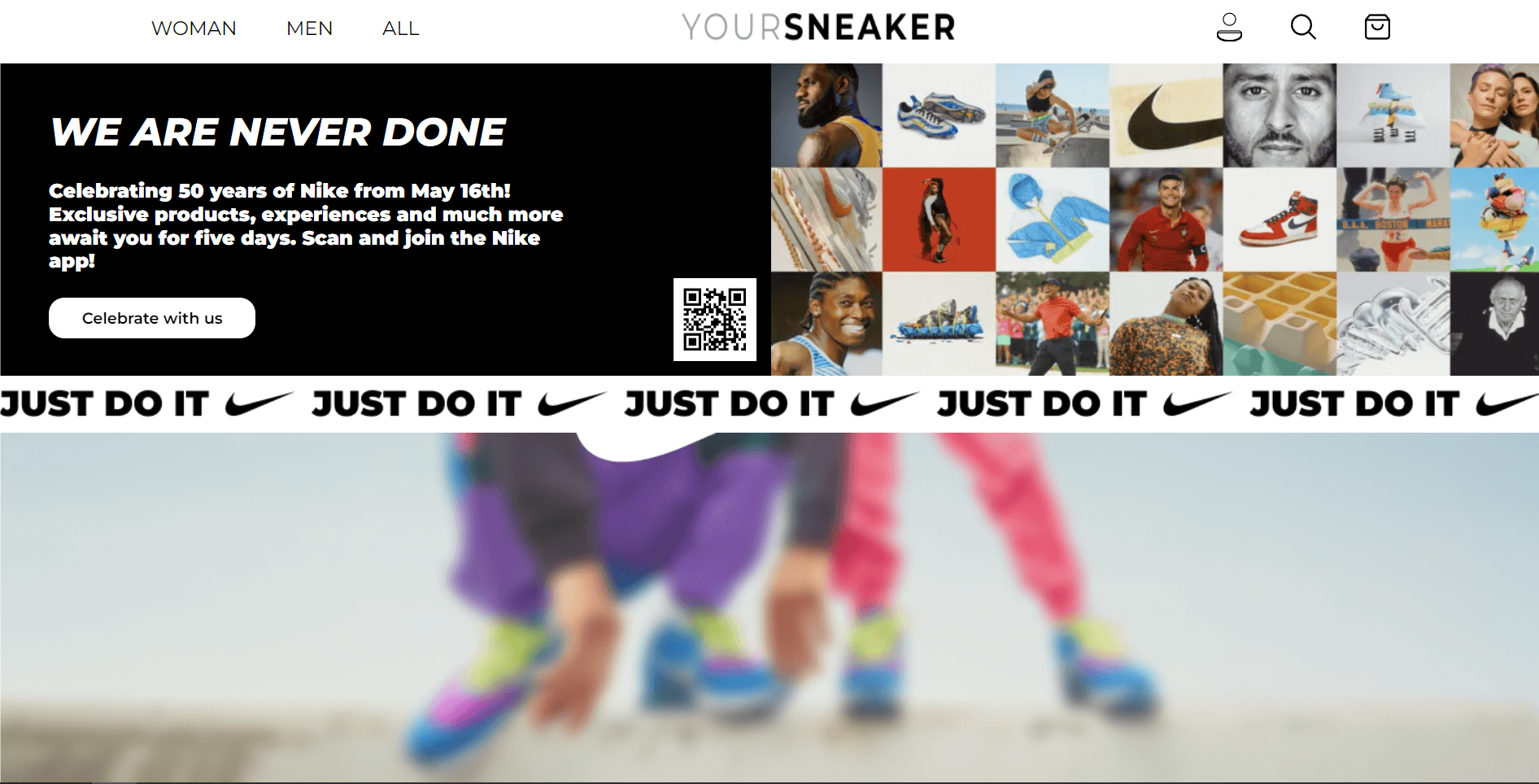 sneakers website development