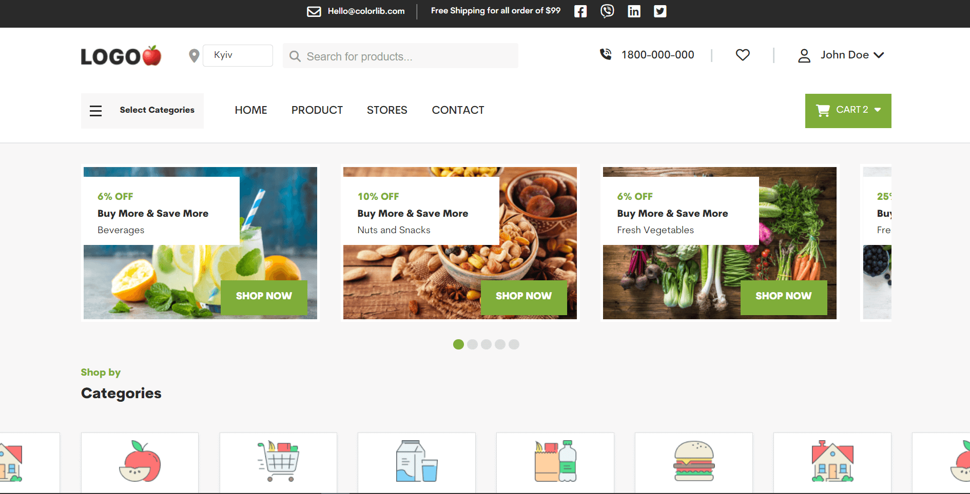 store website development