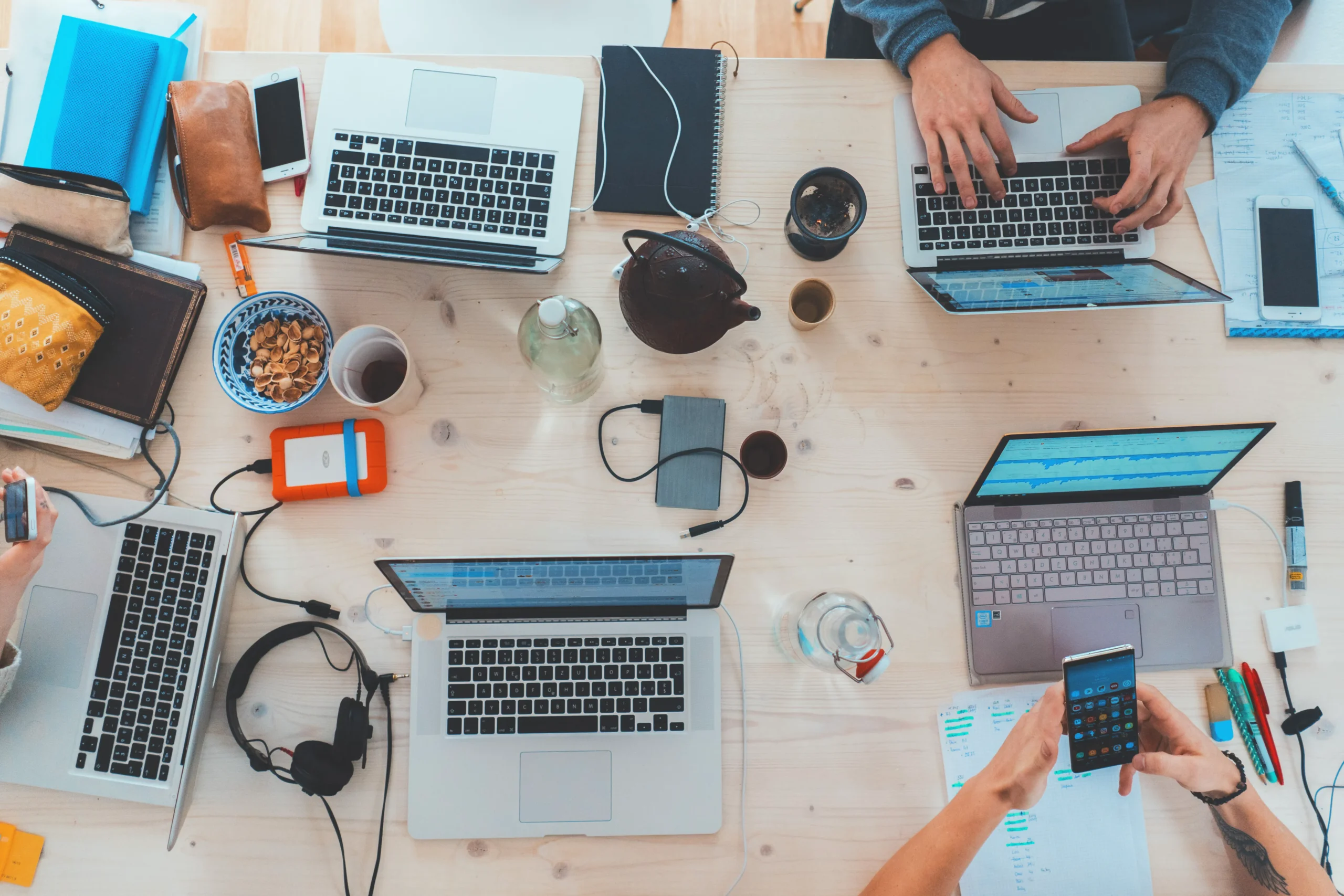 team-working-around-table